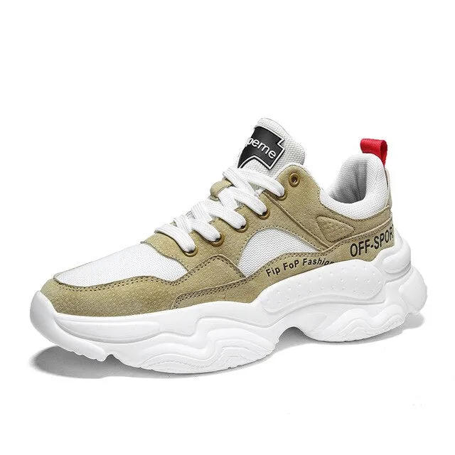 New Luxury 2020 Young Casual Footwear For Men Black Man Casual Sneakers  Lace Up Sneakers For Mens Thick Bottom Boy Casual Shoes