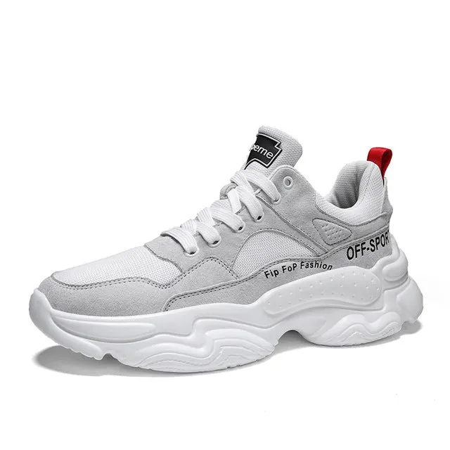 New Luxury 2020 Young Casual Footwear For Men Black Man Casual Sneakers  Lace Up Sneakers For Mens Thick Bottom Boy Casual Shoes