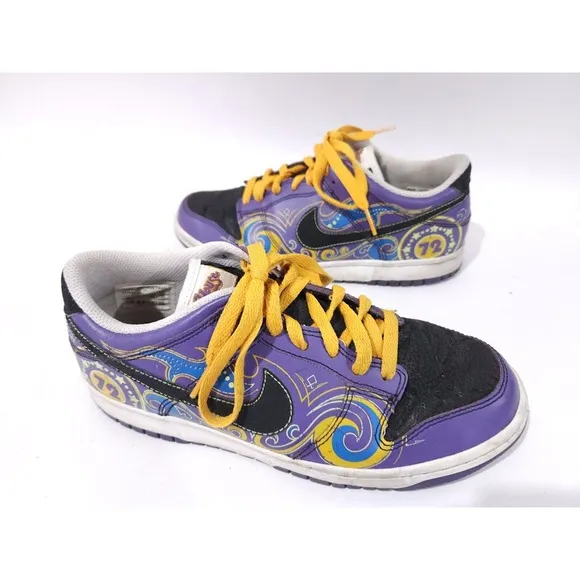 Nike Dunk Low Premium Fun House 7Y Hype Purple Shoes 327624-571 Rare Basketball