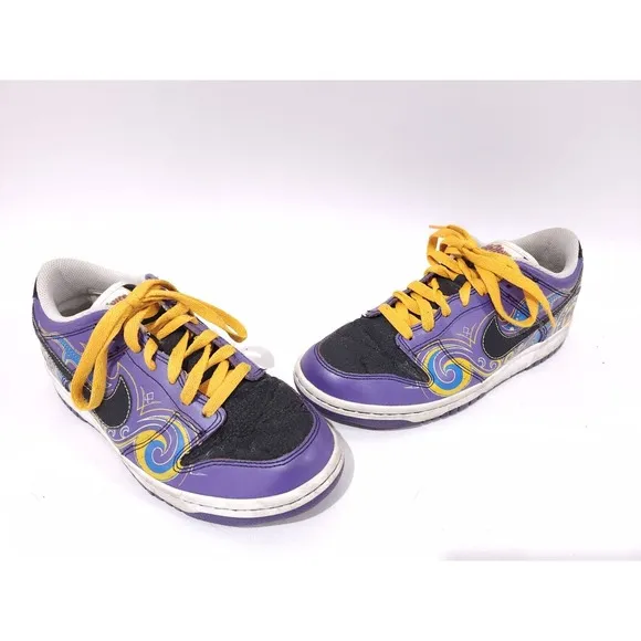 Nike Dunk Low Premium Fun House 7Y Hype Purple Shoes 327624-571 Rare Basketball