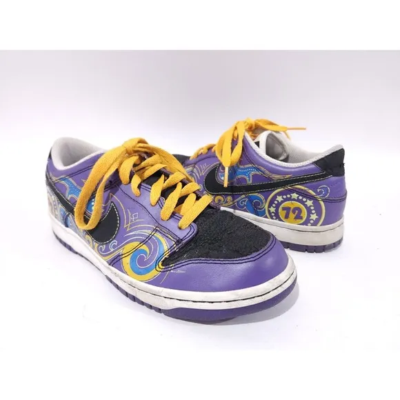 Nike Dunk Low Premium Fun House 7Y Hype Purple Shoes 327624-571 Rare Basketball