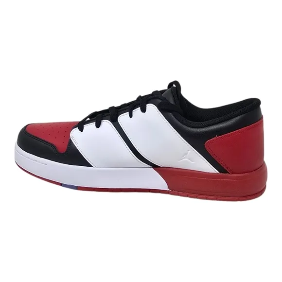Nike Jordan Nu Retro 1 Low Varsity Red Black White Men's Size's DV5141-601