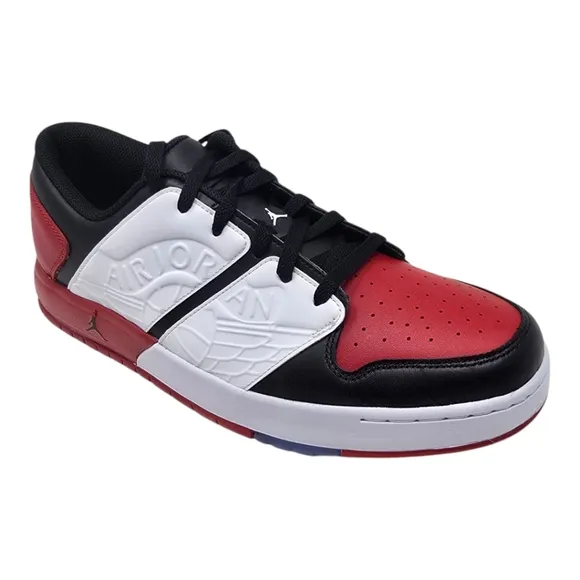 Nike Jordan Nu Retro 1 Low Varsity Red Black White Men's Size's DV5141-601