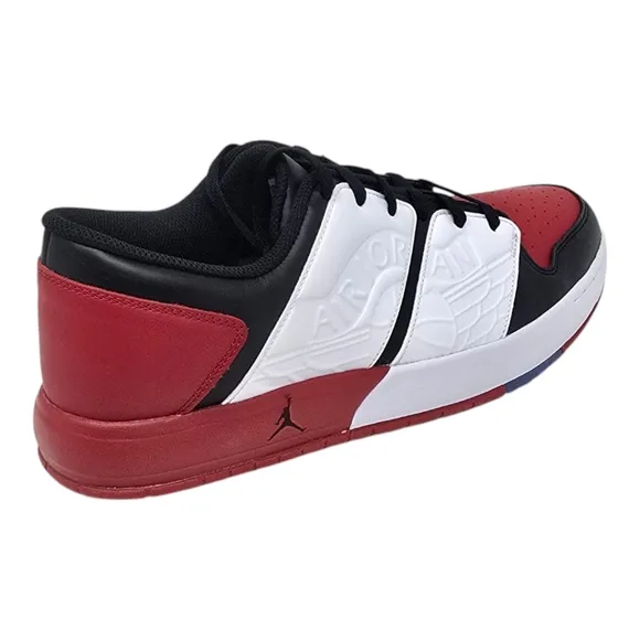 Nike Jordan Nu Retro 1 Low Varsity Red Black White Men's Size's DV5141-601