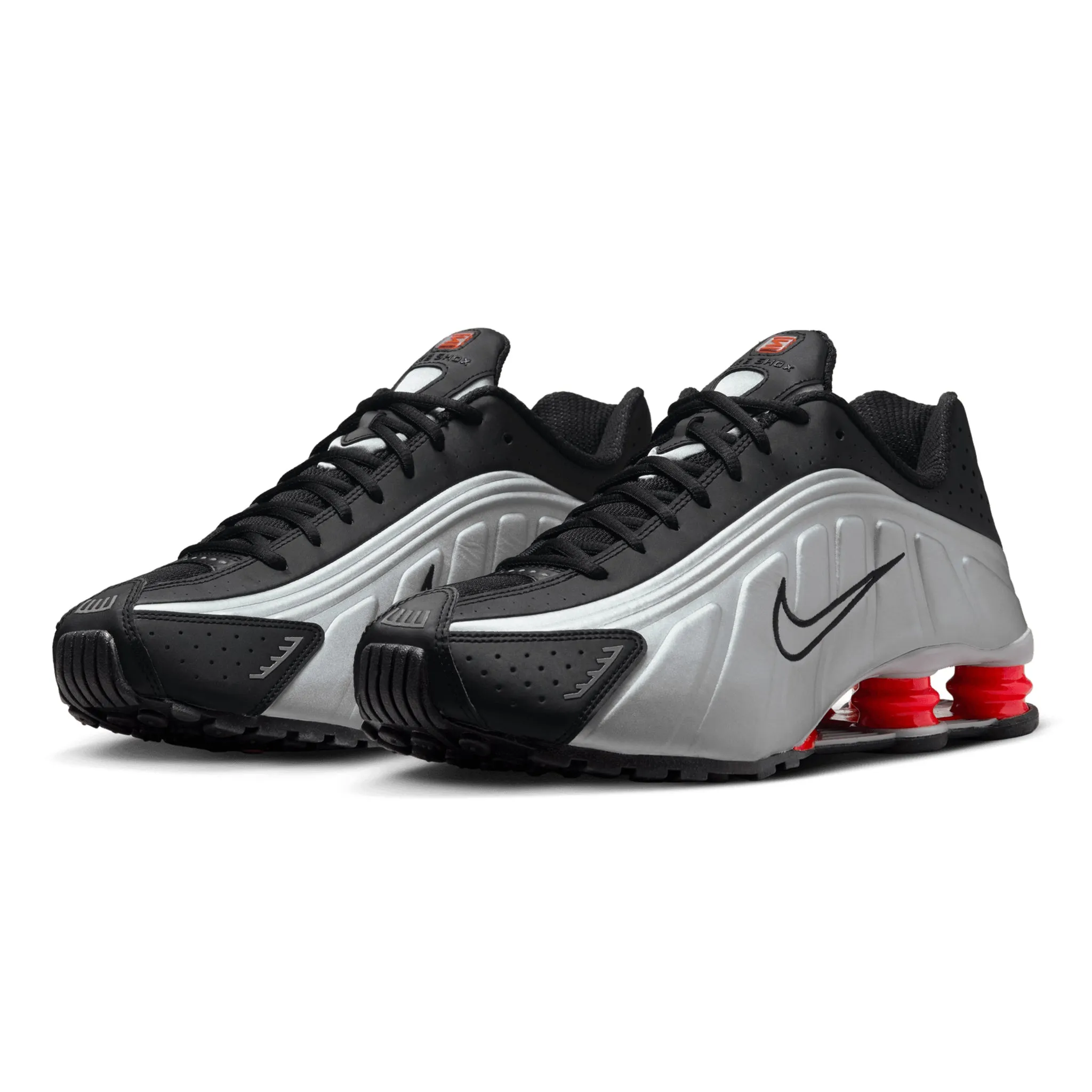 Nike Shox R4 Black/Metallic Silver-Max Orange BV1111-008