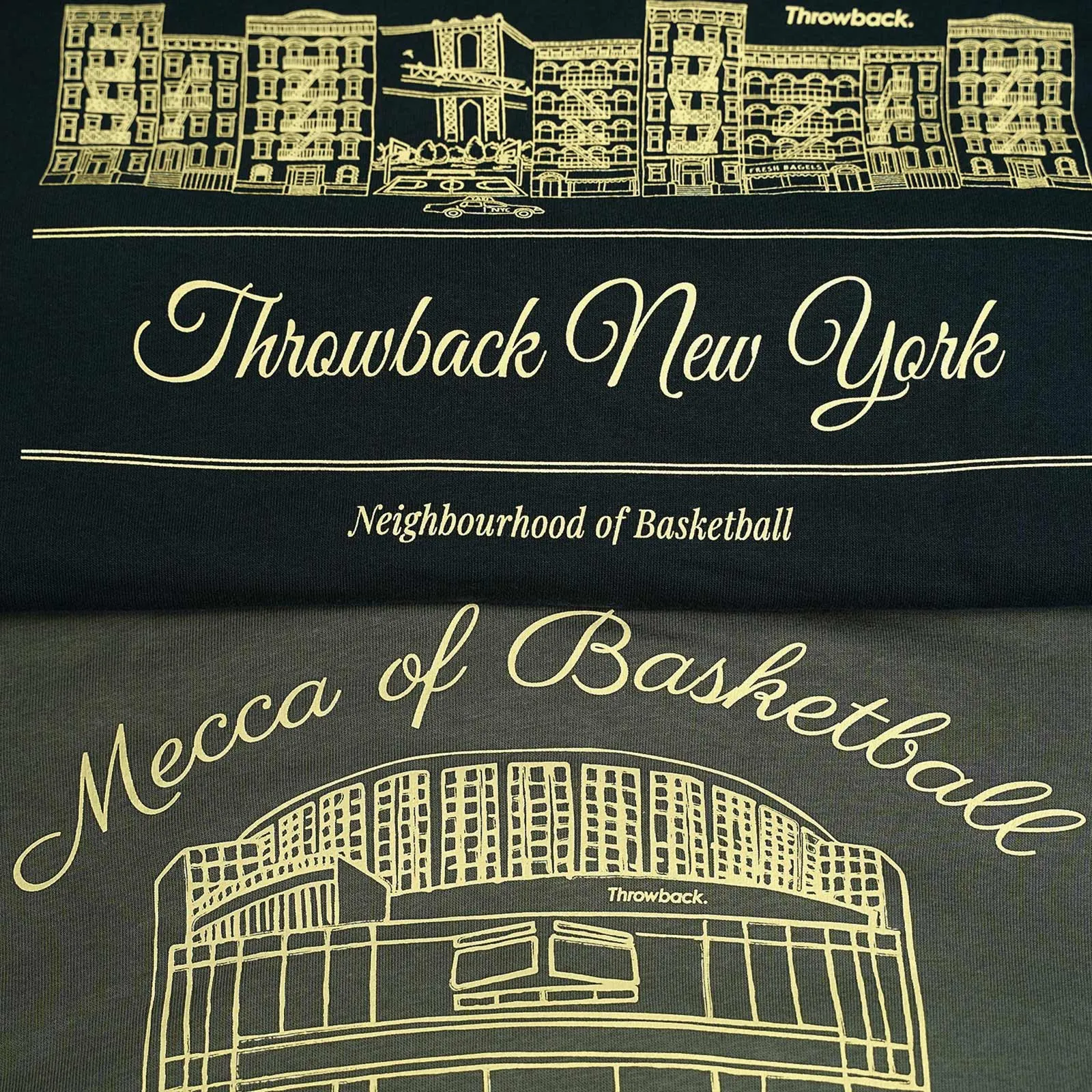NYC Neighbourhood of Basketball Tee - Racing
