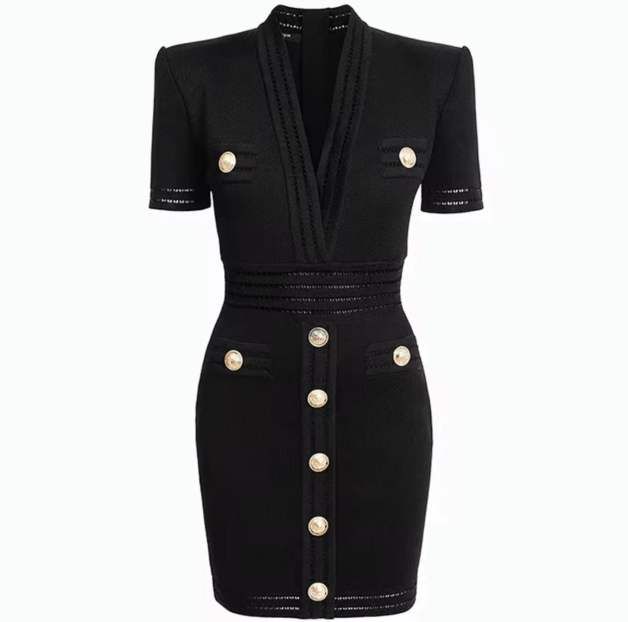 Olivia Black Knit Dress