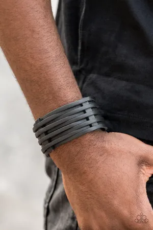 Paparazzi The Starting Lineup Urban Bracelet Black
