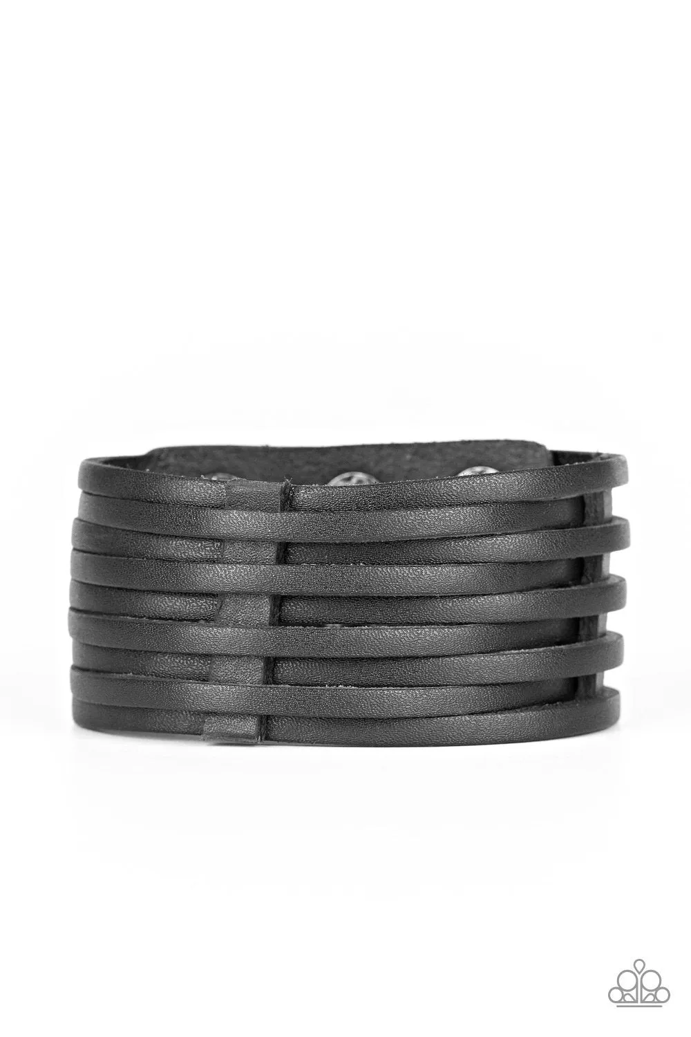 Paparazzi The Starting Lineup Urban Bracelet Black