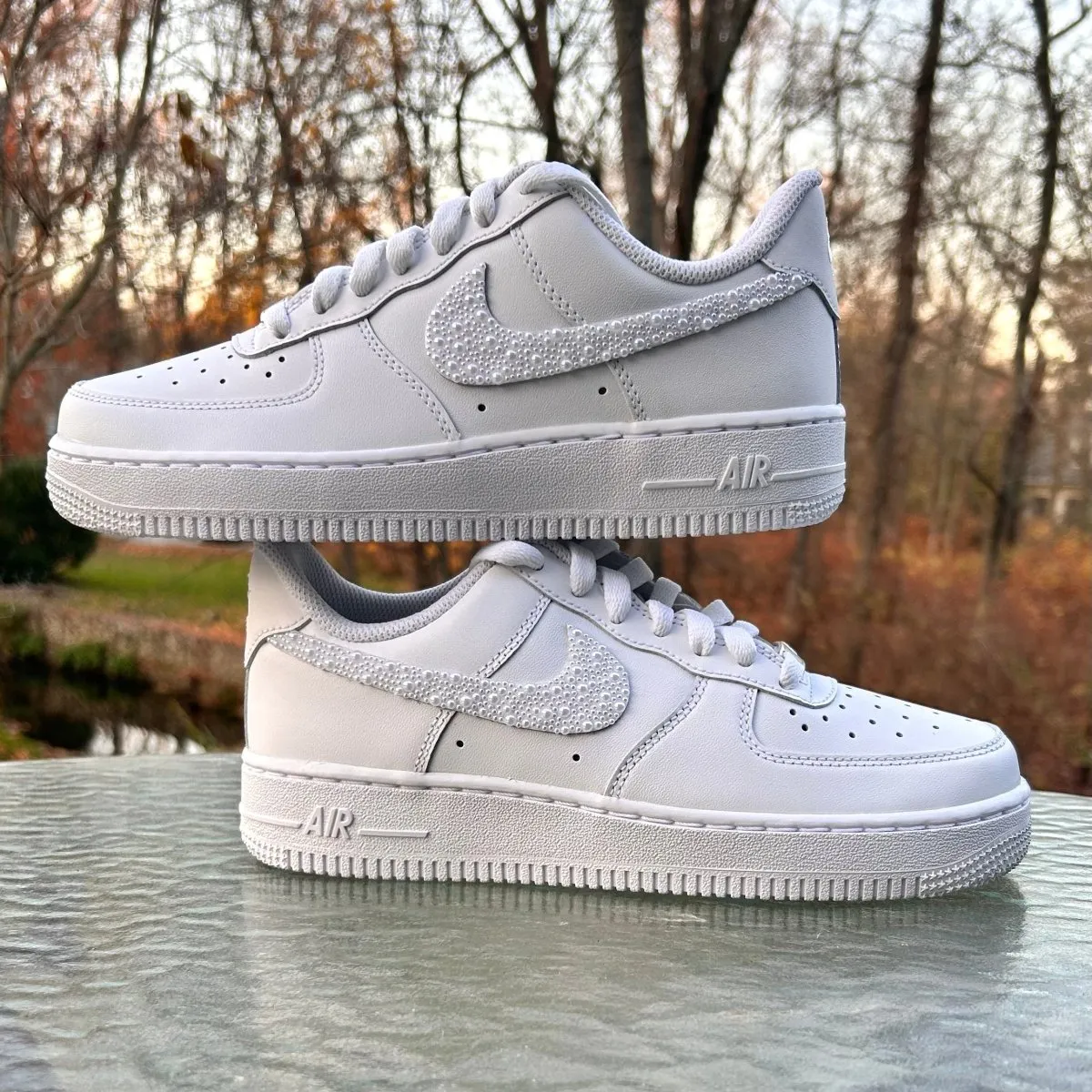 Pearl Swoosh Nike AF1 (Kids)