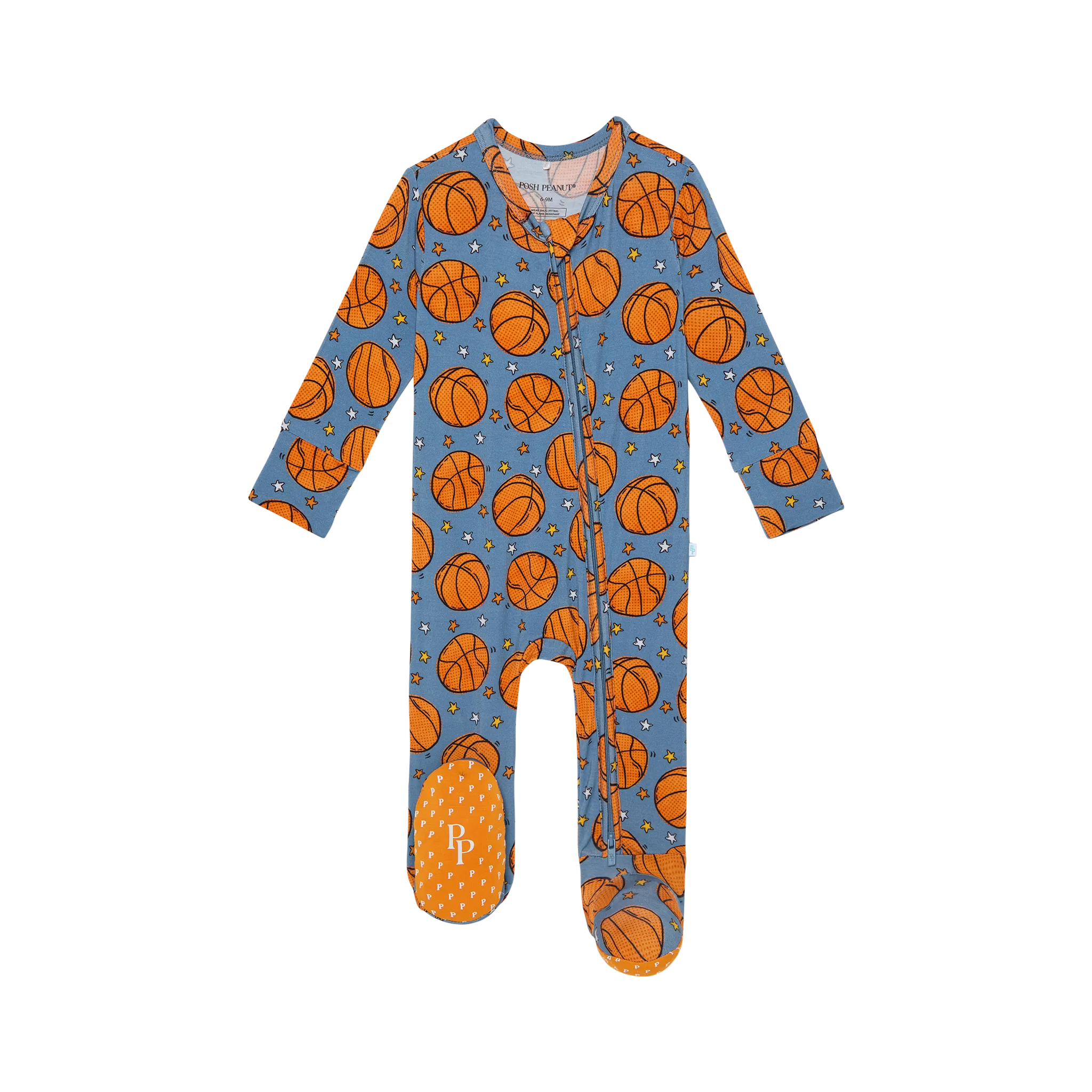 Posh Peanut Slam Dunk Footie with Zipper
