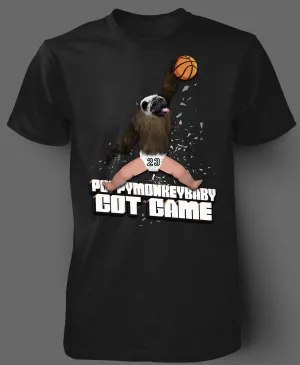 Puppy Monkey Baby T Shirt- Baby Got Game