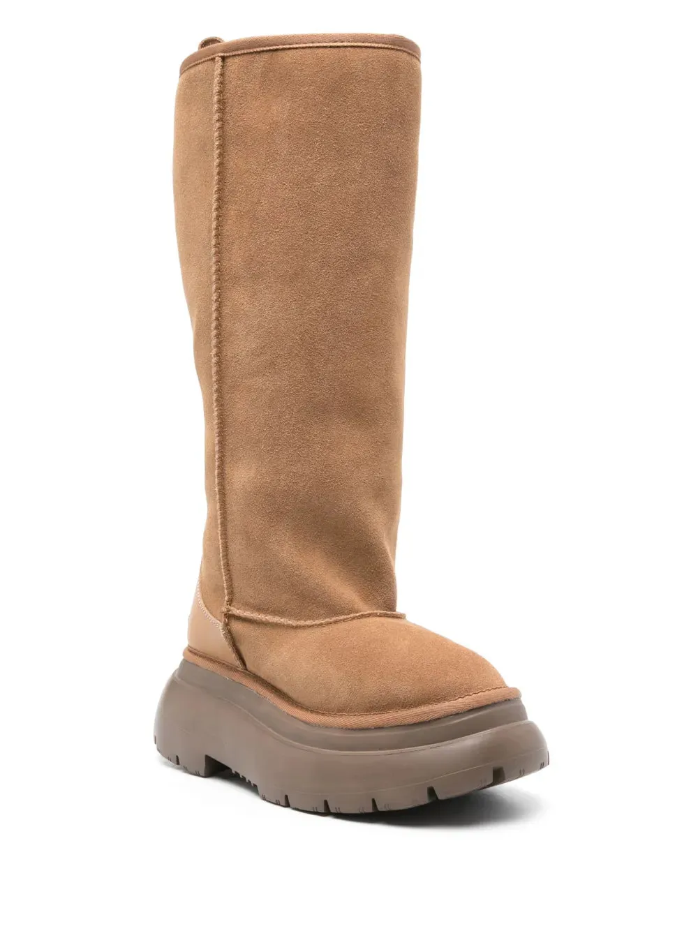 R13 chunky shearling boots