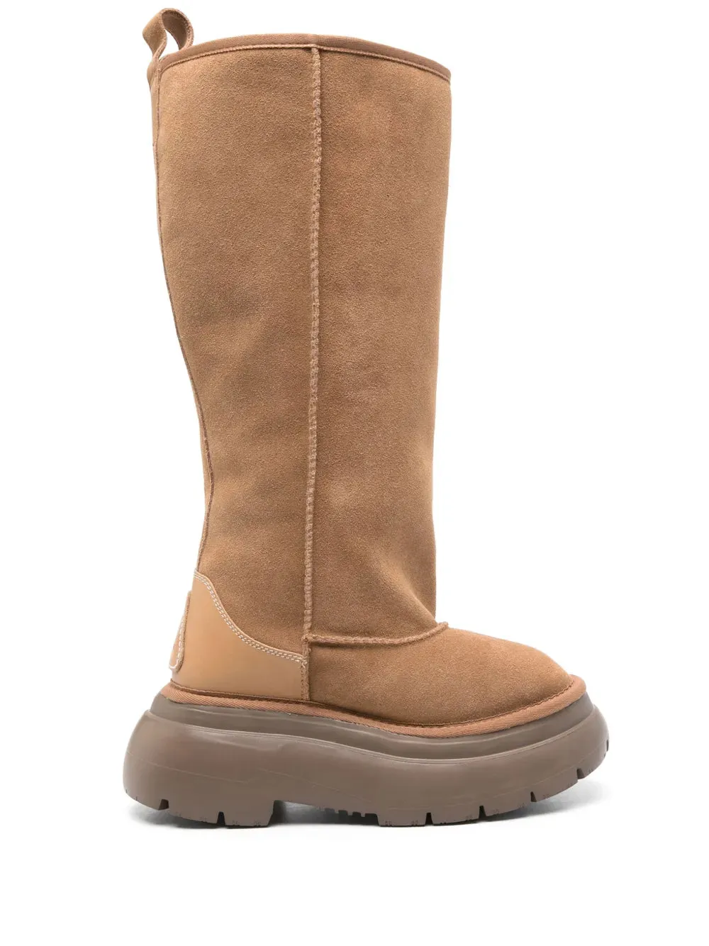 R13 chunky shearling boots