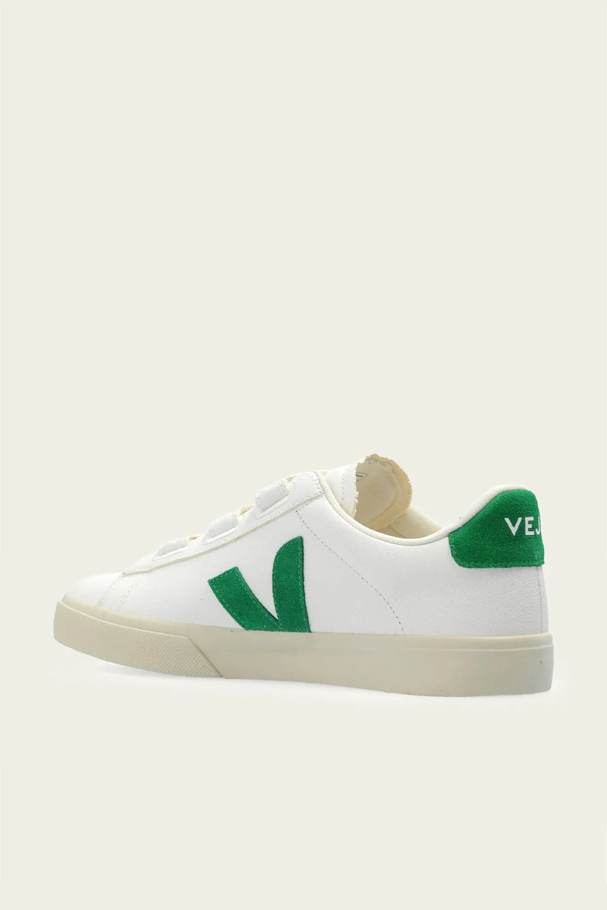 Recife Chromefree Leather Men Sneaker in White Emeraude