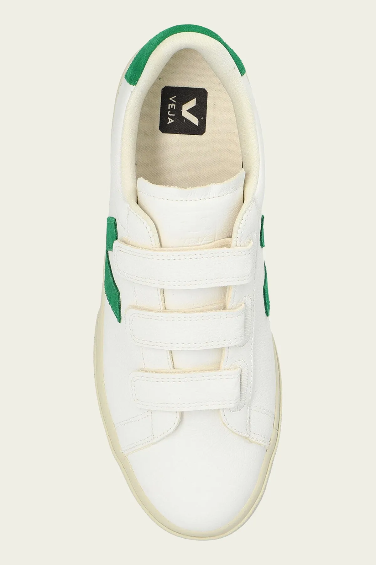Recife Chromefree Leather Men Sneaker in White Emeraude