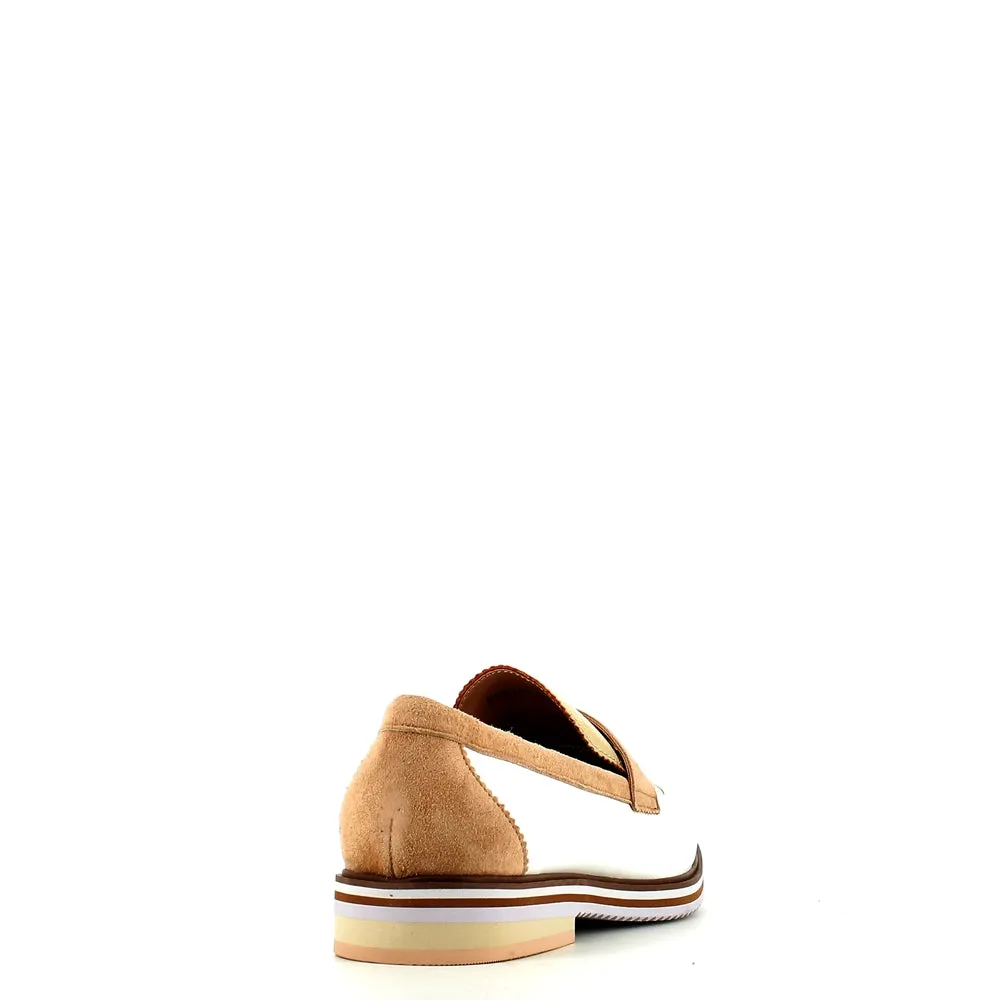 Regarde Le Ciel Dalma Loafer White/Gold