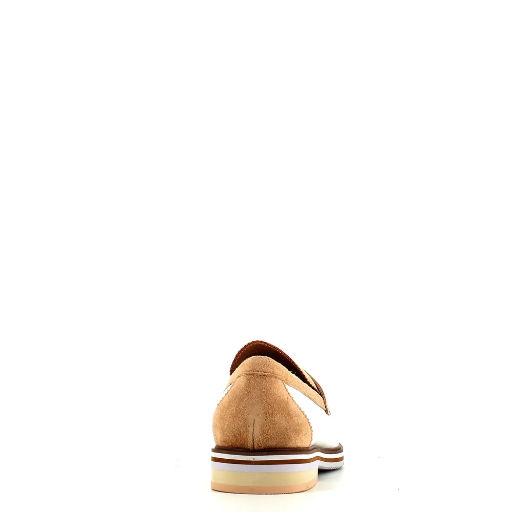 Regarde Le Ciel Dalma Loafer White/Gold