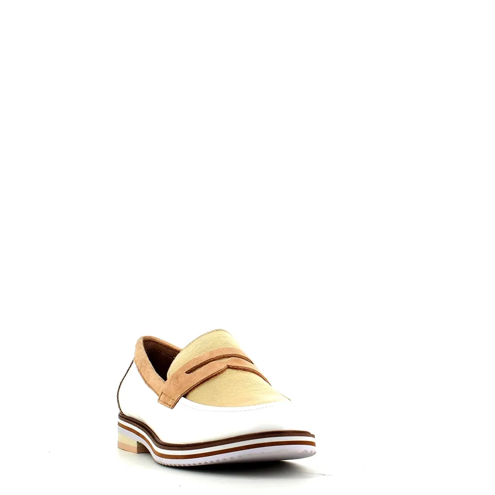 Regarde Le Ciel Dalma Loafer White/Gold