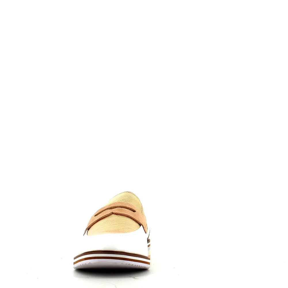 Regarde Le Ciel Dalma Loafer White/Gold