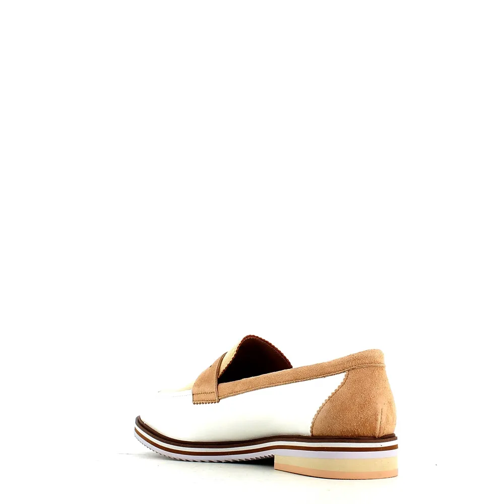 Regarde Le Ciel Dalma Loafer White/Gold