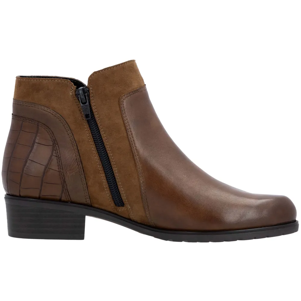 Remonte D6893-22 (Goat) Chestnut Ankle Boots