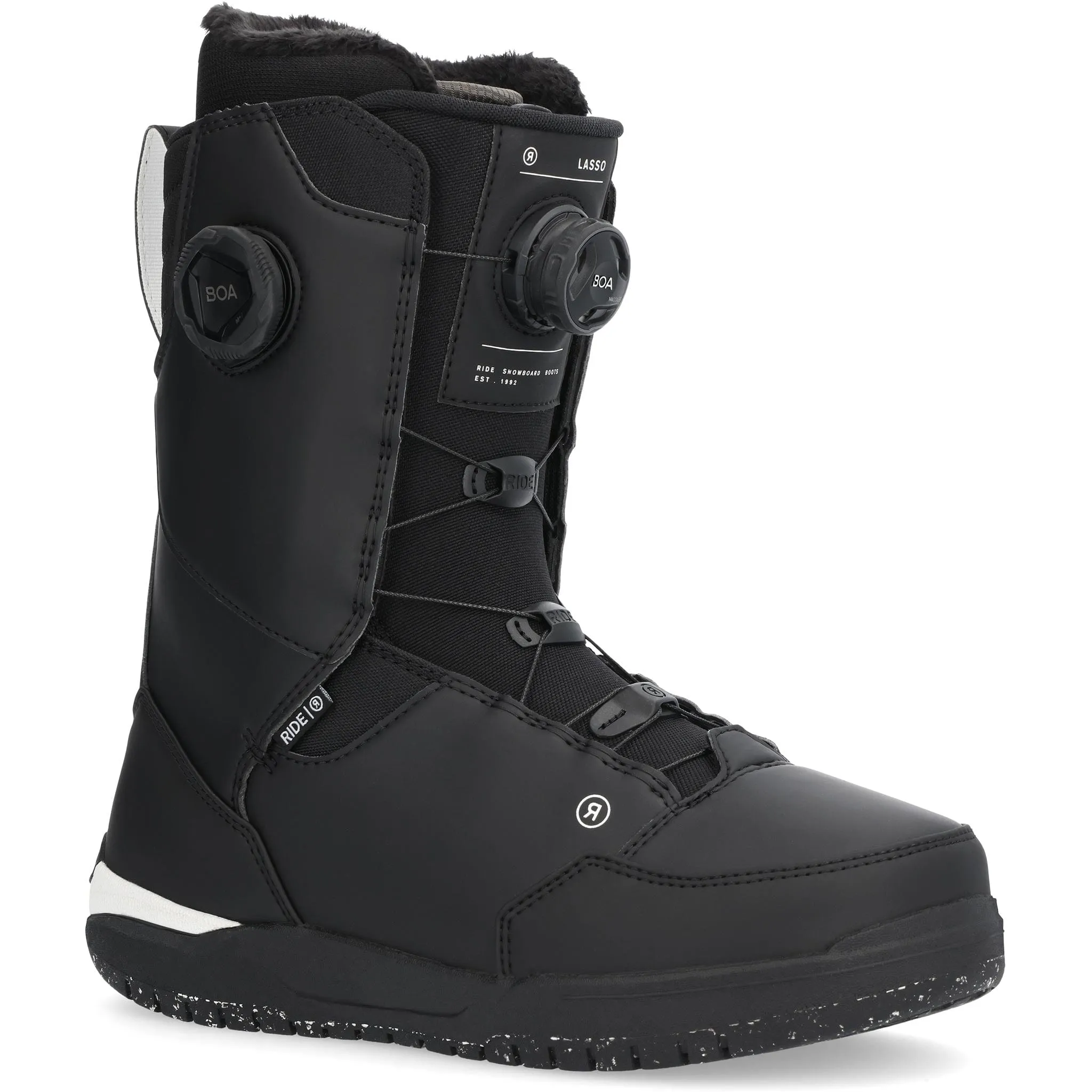 Ride Lasso Snowboard Boots Black 2025