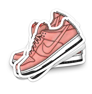 SB Dunk Low "Pink Pig" Sneaker Sticker