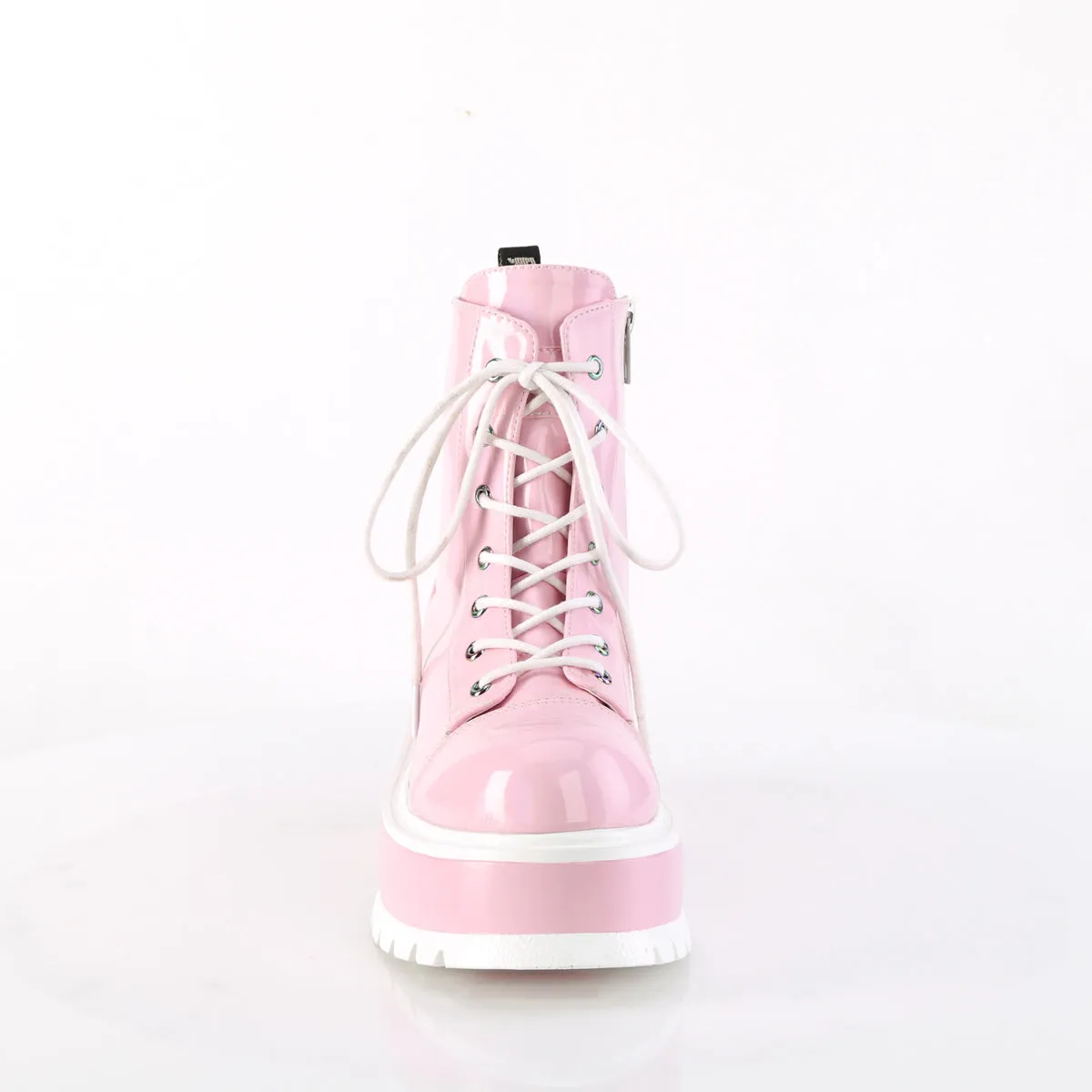 SLACKER-55  Baby Pink Holo Patent