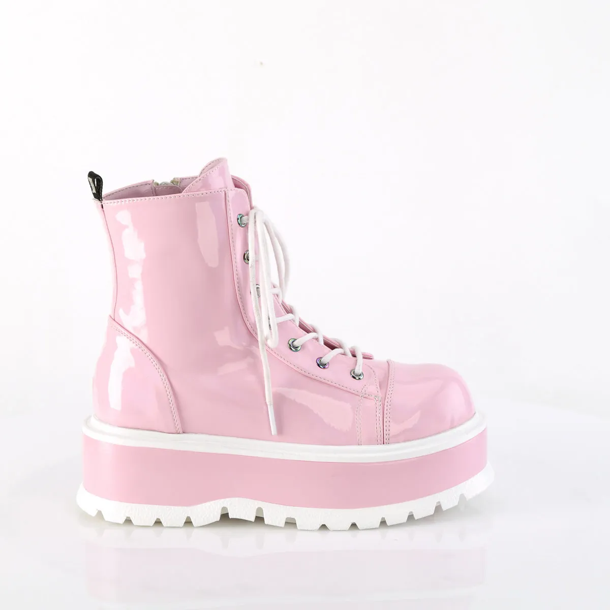 SLACKER-55  Baby Pink Holo Patent