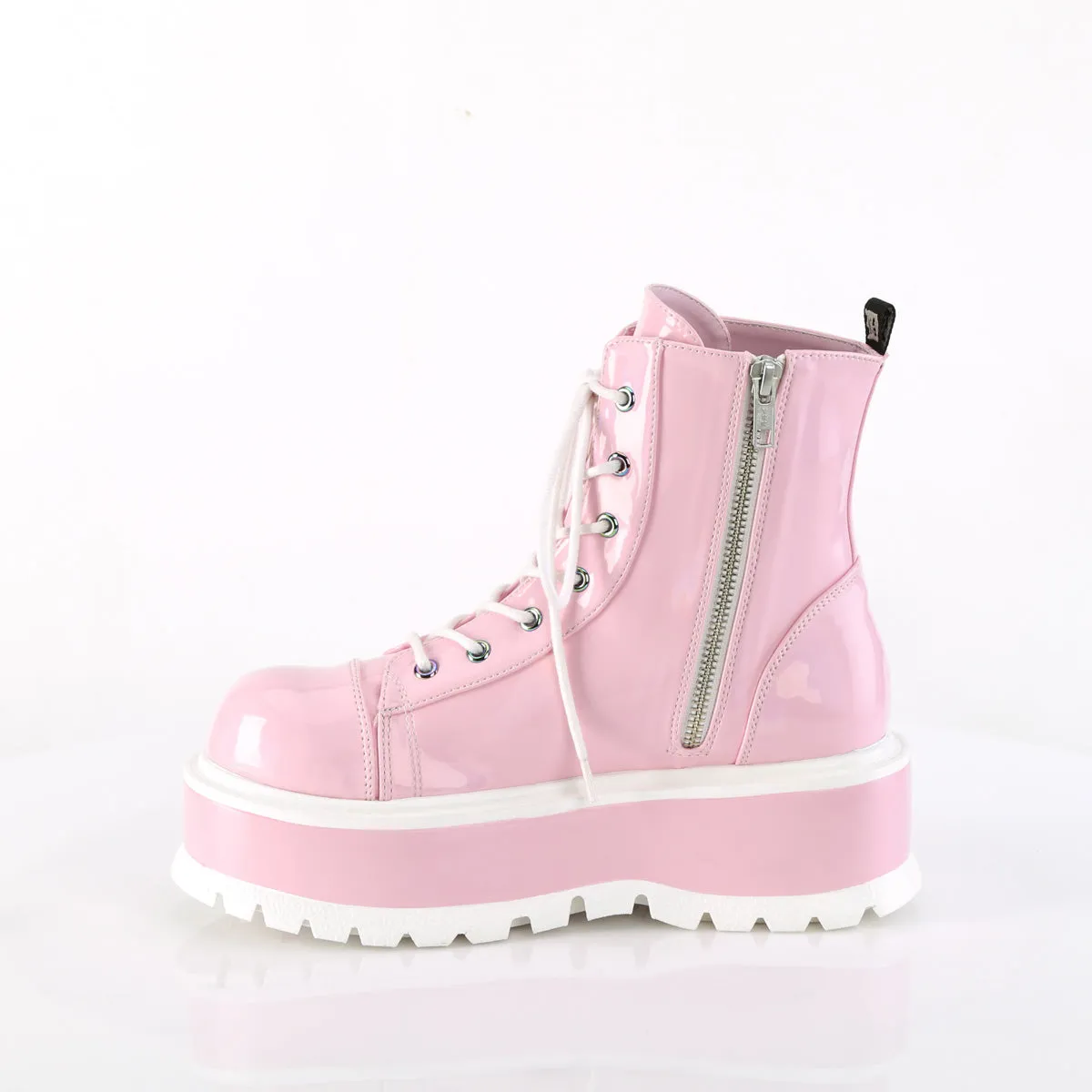 SLACKER-55  Baby Pink Holo Patent
