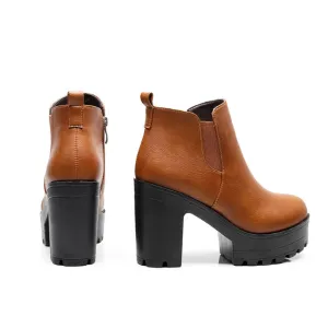 Small Feet Women's Chunky Heel Boots DS80
