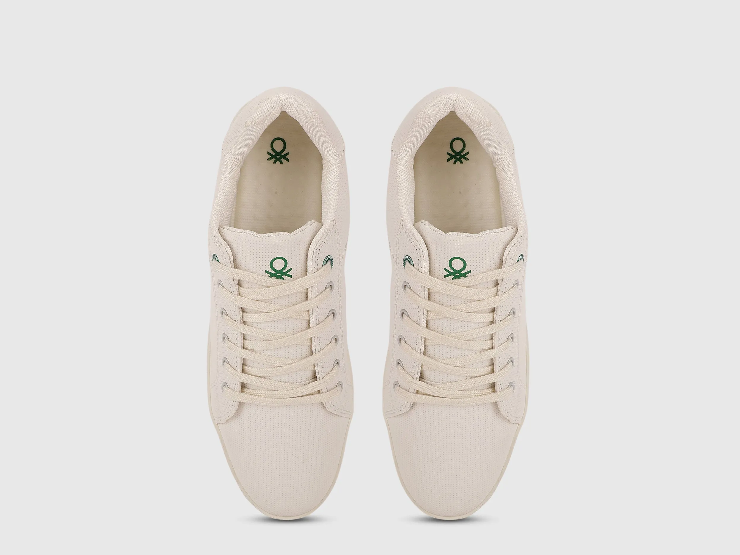 Solid Lace-Up Sneakers