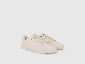 Solid Lace-Up Sneakers