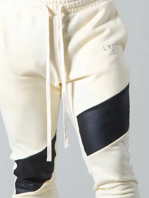 Spliced ??Sports And Leisure Basketball Jogger Pants