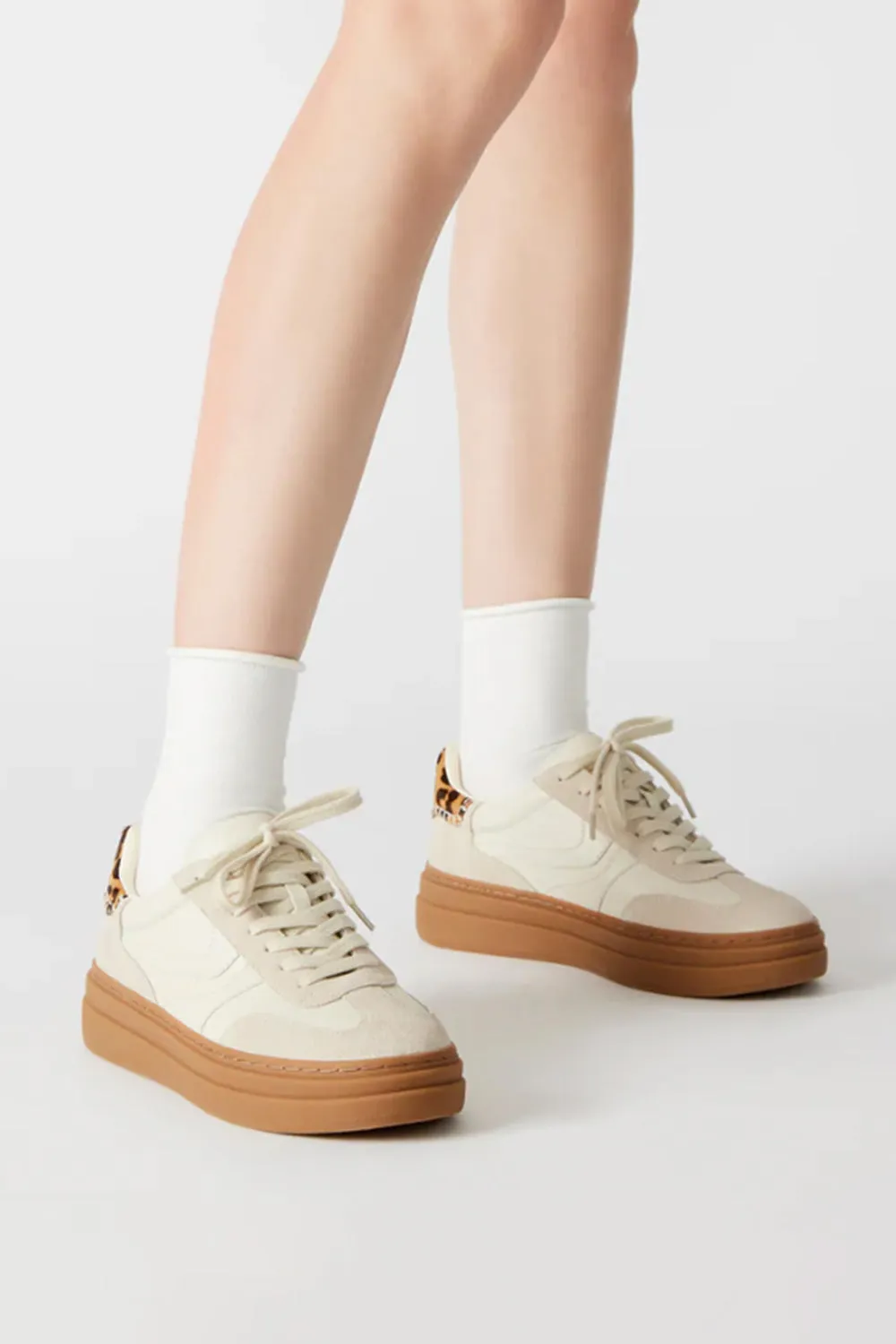 Steve Madden Dodge Sneakers for Women in Bone | DODGE-BONE