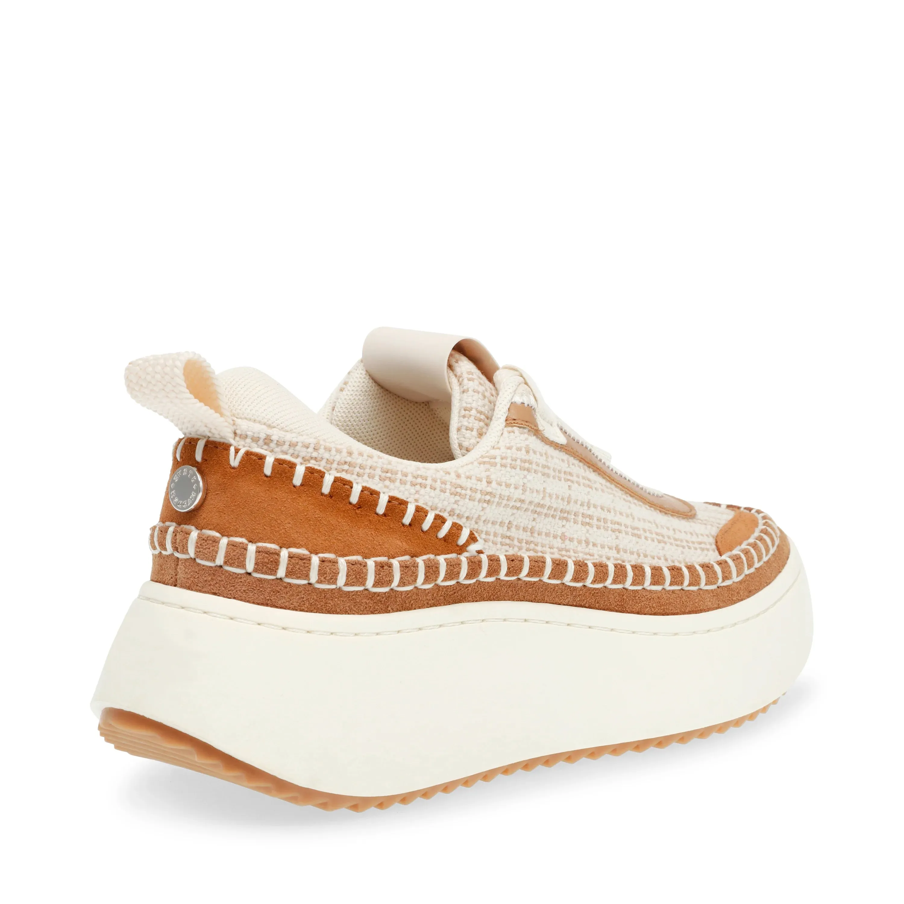 Steve Madden Doubletake sneaker i krem og kamel