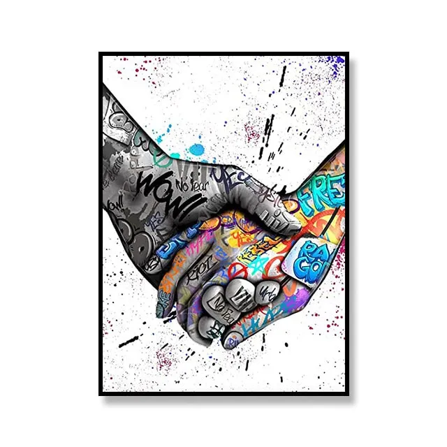 Street Graffiti Canvas Art Print Perfume Bottle Basketball Soccer Decoration Painting Living Room Art Poster for Home Wall Decor