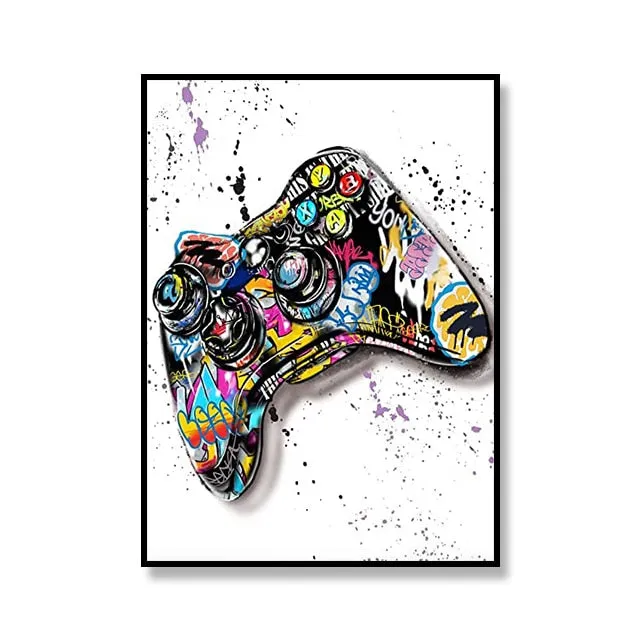 Street Graffiti Canvas Art Print Perfume Bottle Basketball Soccer Decoration Painting Living Room Art Poster for Home Wall Decor