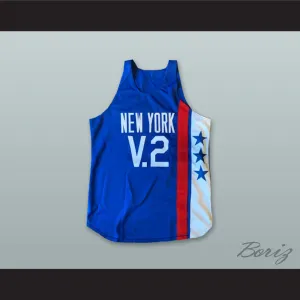 Street Volume 2 Video Game Blue Basketball Jersey