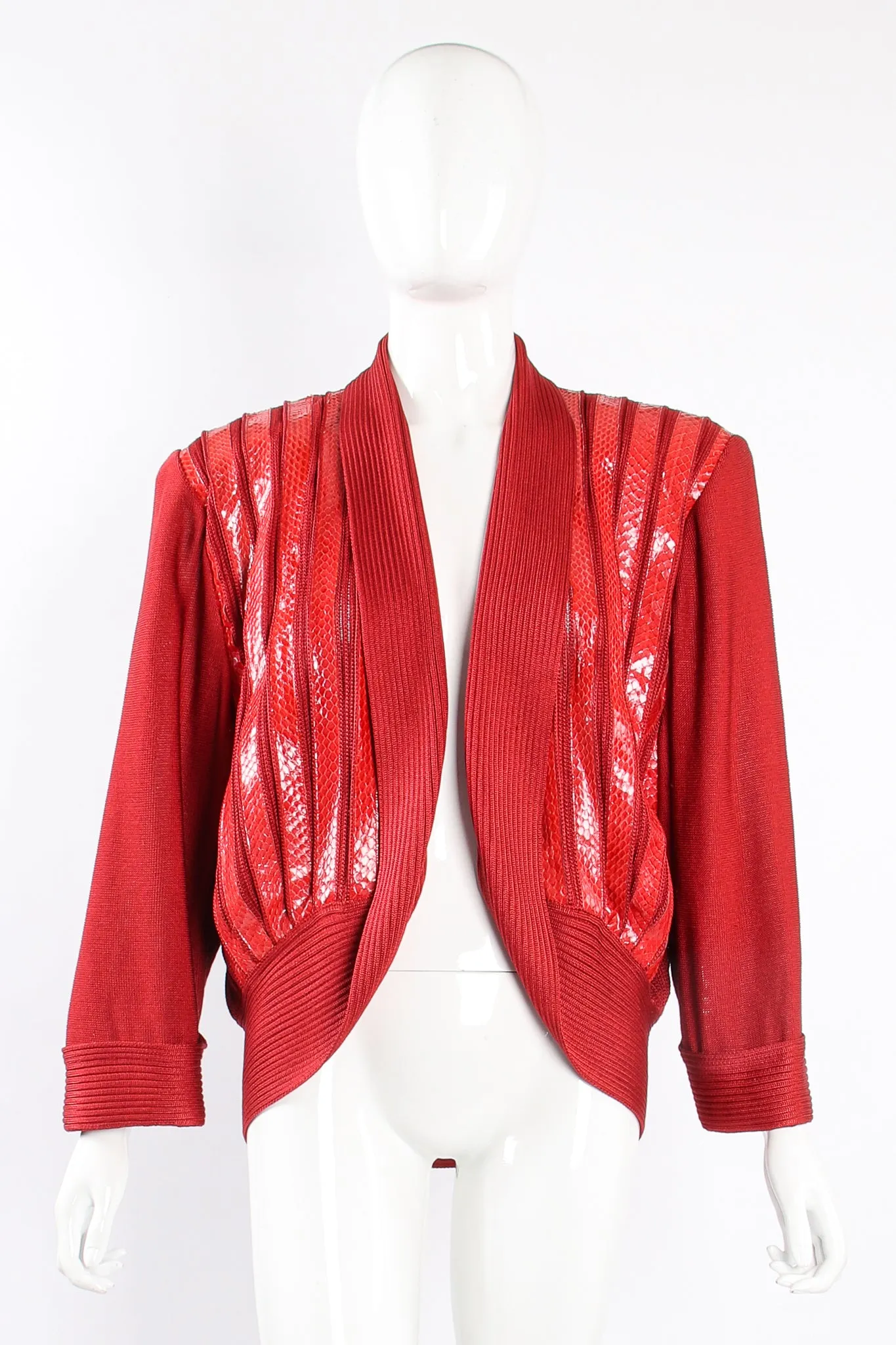 Striped Snake Bolero Jacket