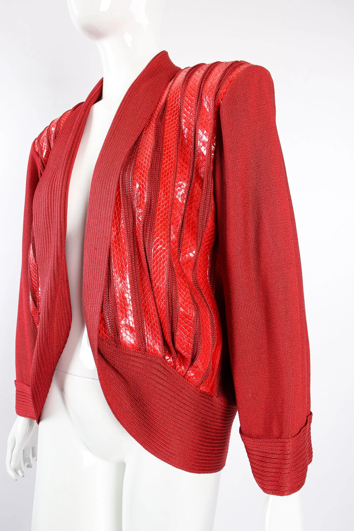 Striped Snake Bolero Jacket