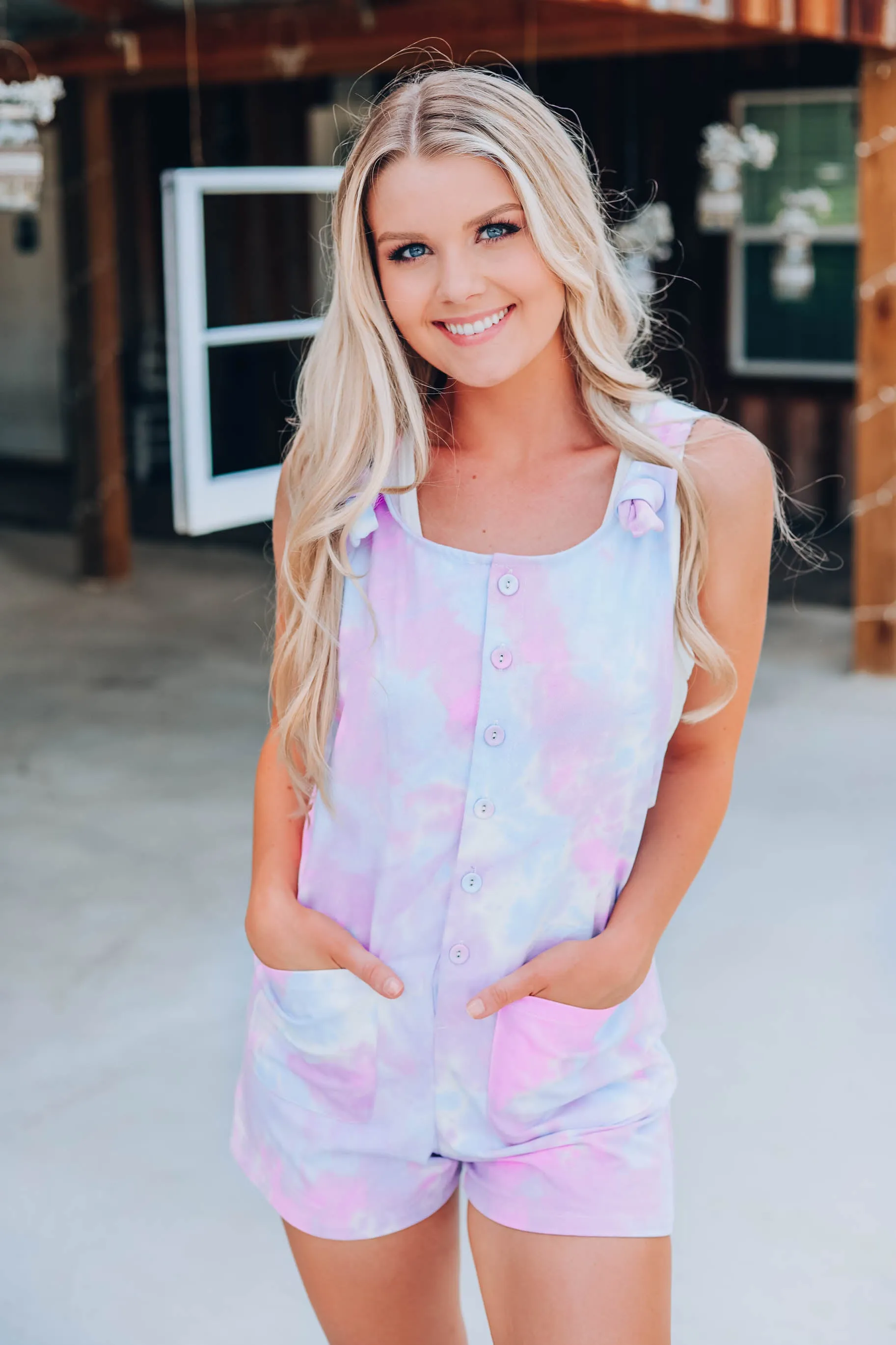 Summer Craze Tie Dye Overalls