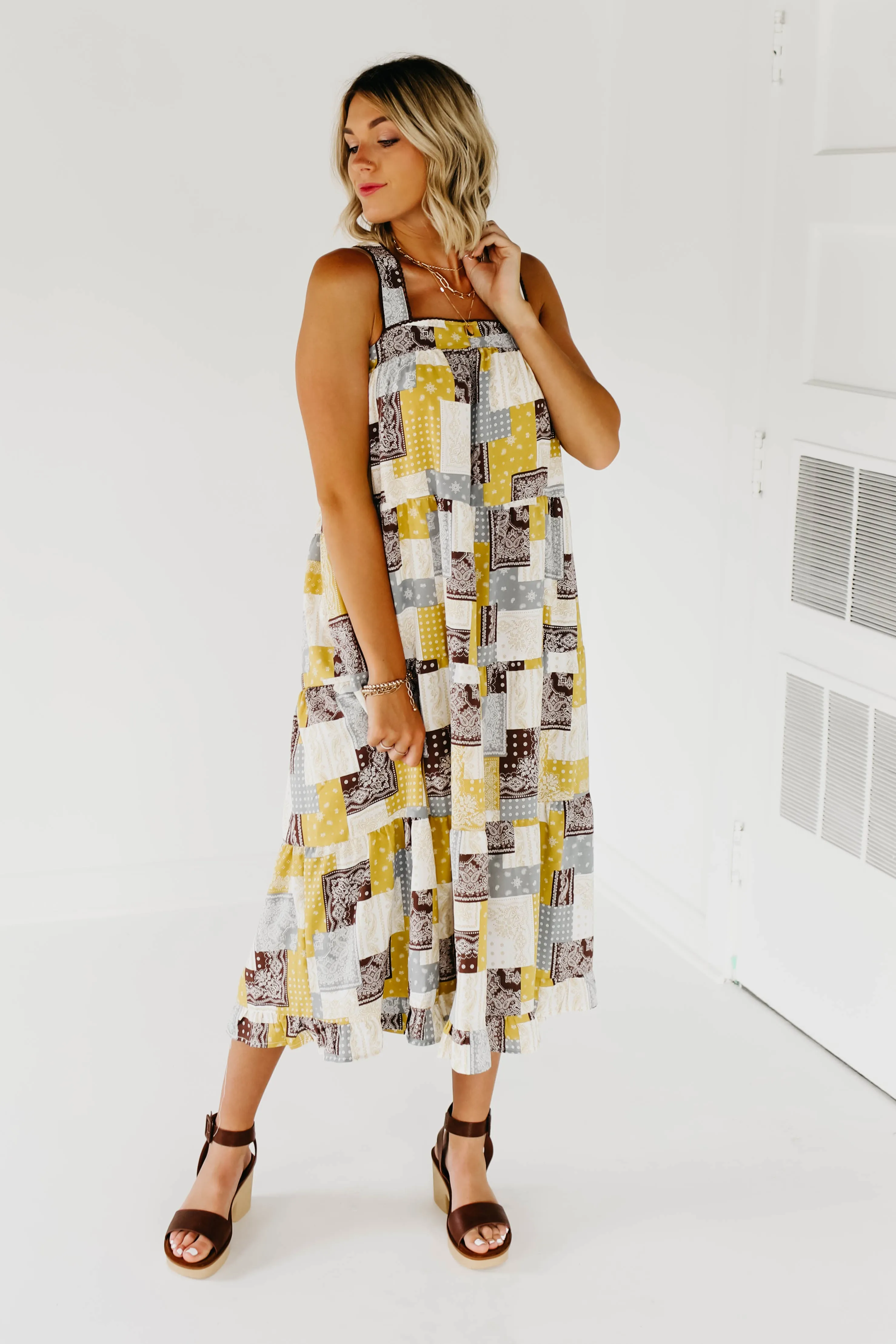 The Cynthia Patchwork Dress