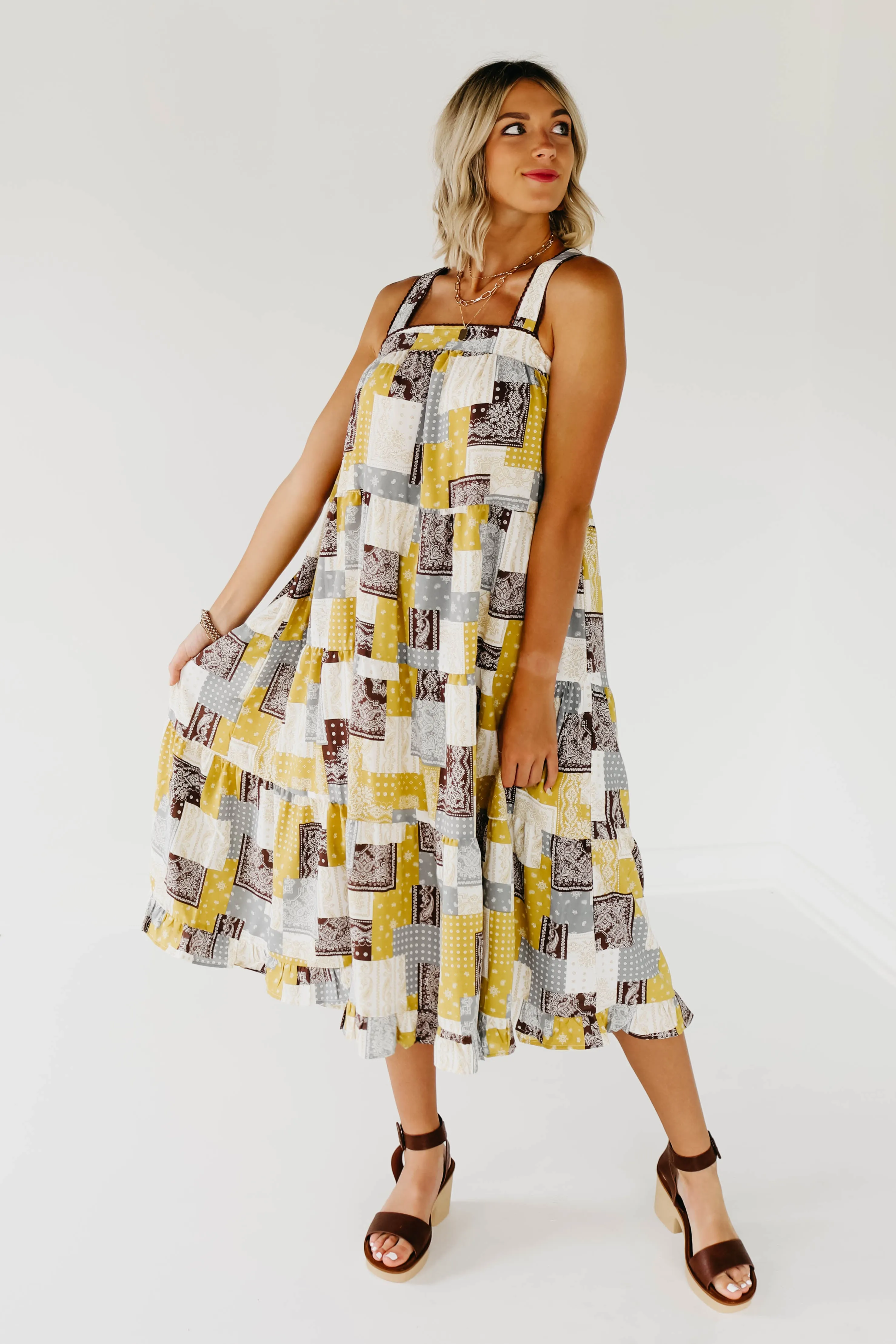 The Cynthia Patchwork Dress