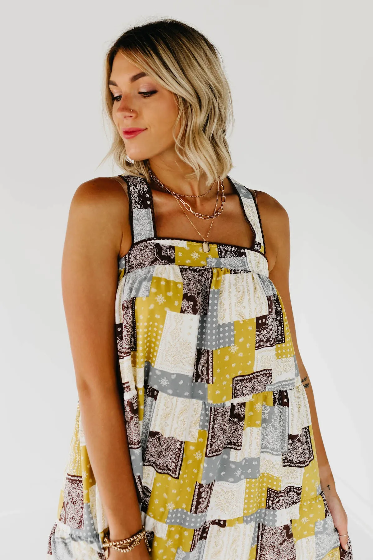 The Cynthia Patchwork Dress