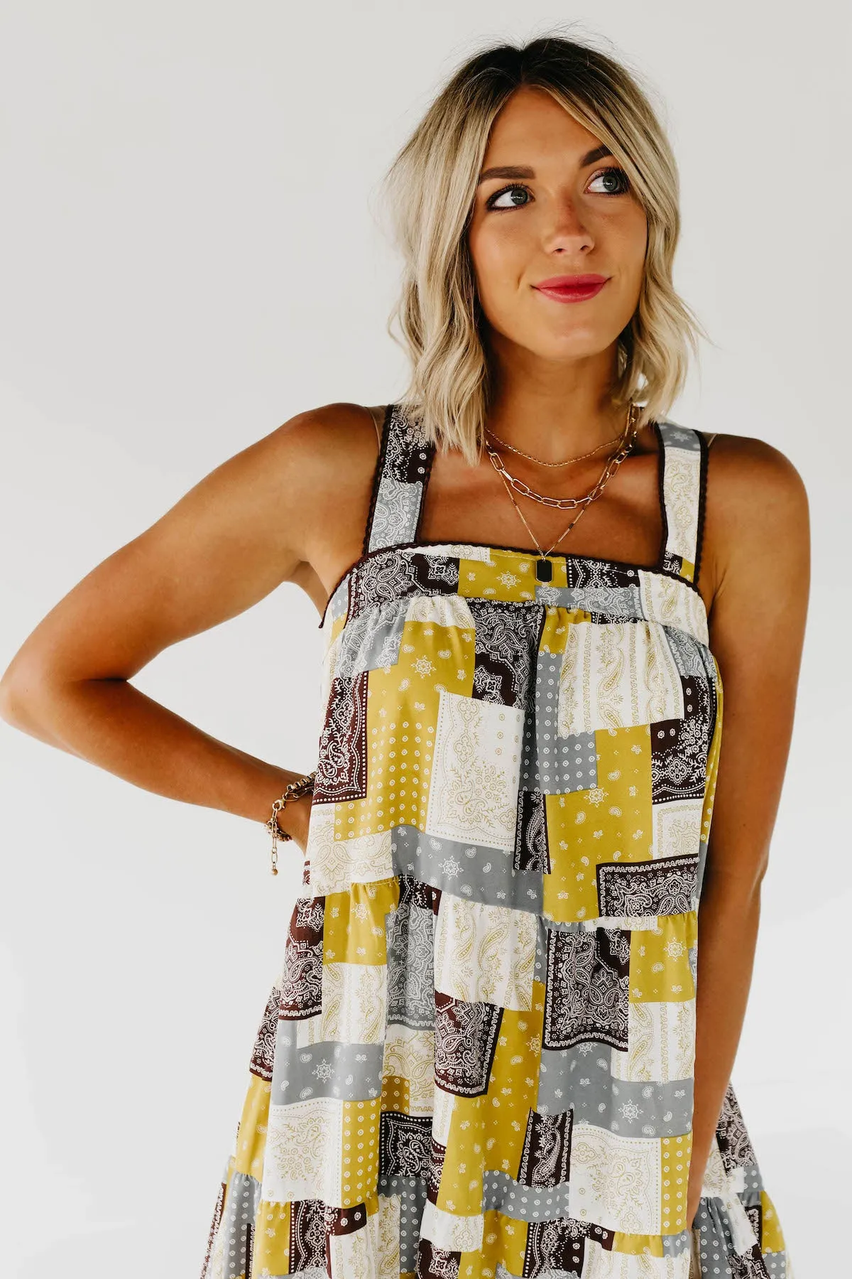 The Cynthia Patchwork Dress
