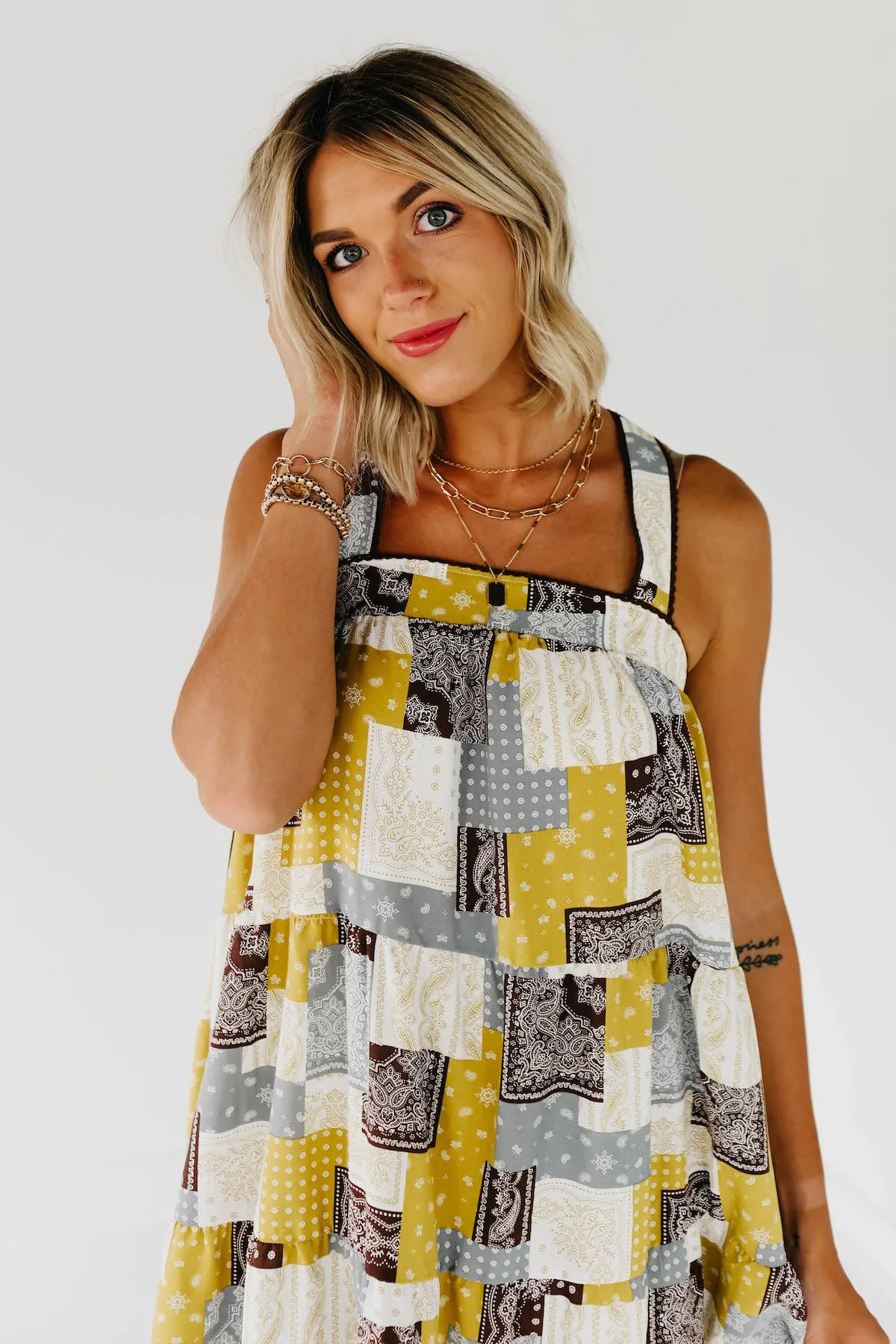 The Cynthia Patchwork Dress