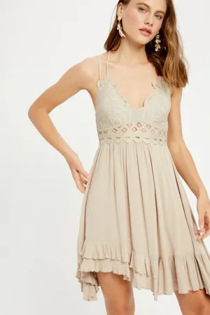 The Dillon Dress-Tan