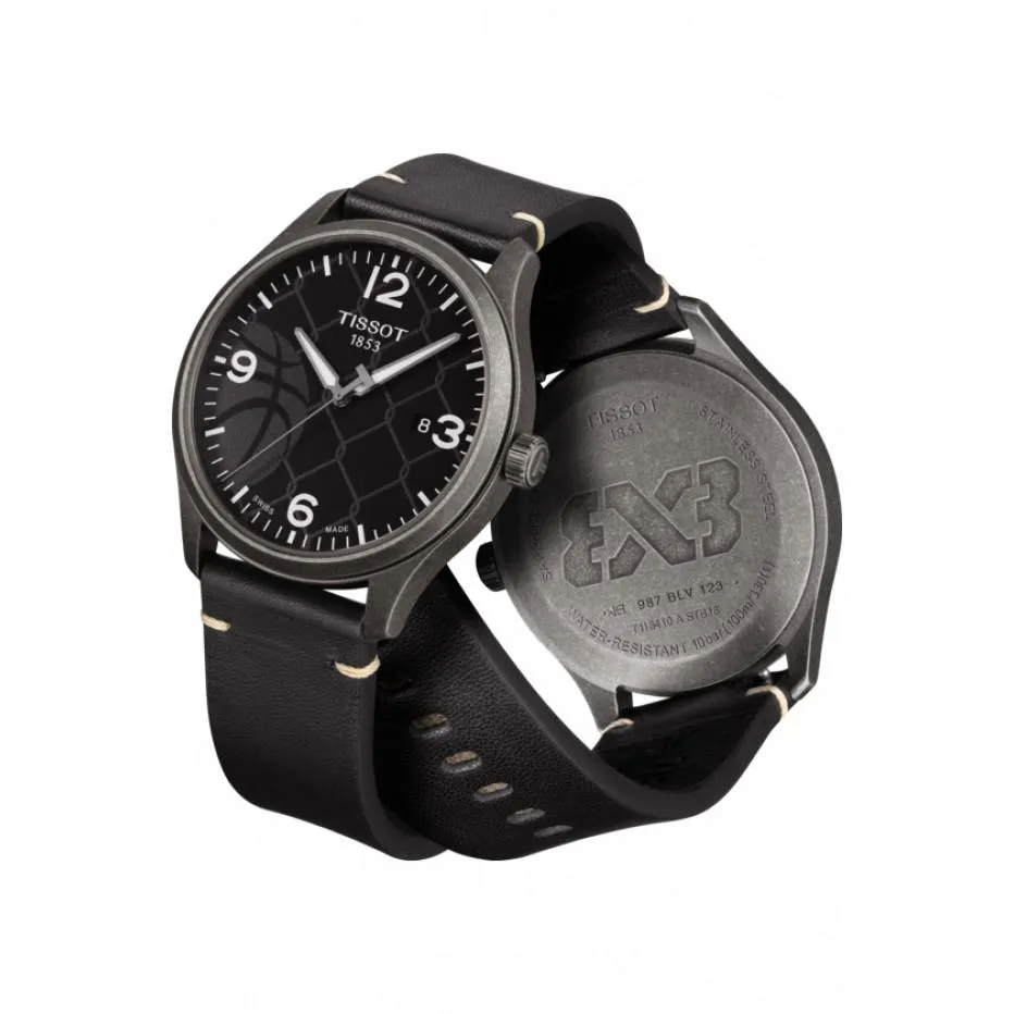 Tissot Watch Gent XL 3x3 Street Basketball 42mm Quartz double strap T116.410.36.067.00